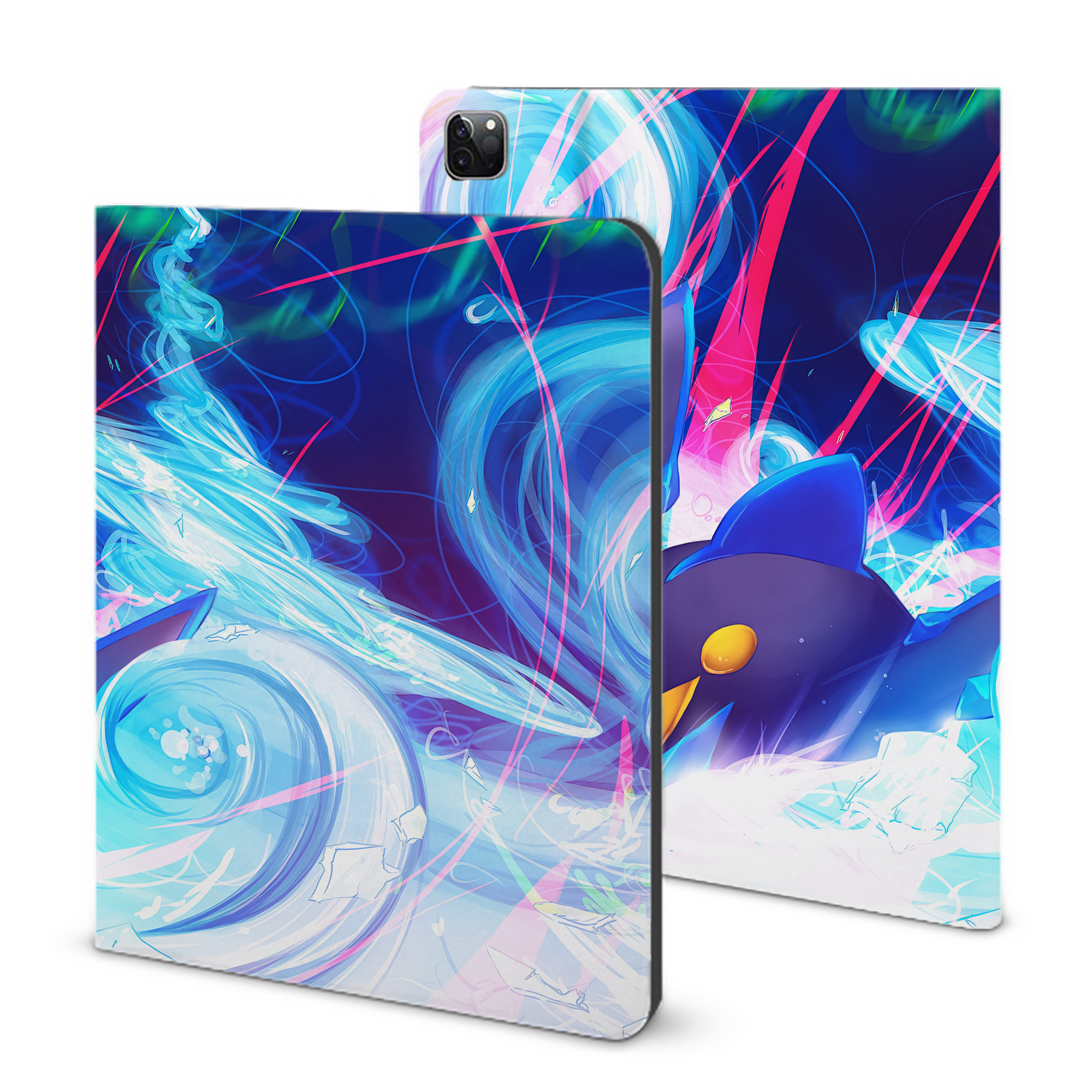 （画像用） ポケットモンスター Pokémon IPad ケース ブック型 PUレザー TPU 耐衝撃 軽量 薄型 ペン収納なし 全面保護 IPad 各モデル対応